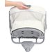 Leżaczek krzesełko Baby Hug Air 4w1 - white snow