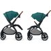 Wózek Spacerówka Evolution Cocoon z miękką gondolą Kinderkraft - midnight green
