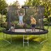 Trampolina Pumpkin 374cm 12ft Outtec - black