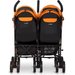 Wózek bliźniaczy Duo Comfort EasyGo - electric orange