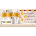 Butelka z podgrzewaczem i kapsułą 240 ml Yoomi - żółty