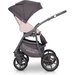Wózek dziecięcy 2w1 z funkcją bujania Basic Pastel Riko - Pink
