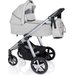 Wózek uniwersalny 2w1 Husky Baby Design - jasno szary