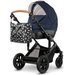 Wózek głęboko spacerowy Prime 3w1 z torbą do wózka Kinderkraft - granatowy