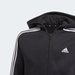 Bluza juniorska Essentials 3-Stripes Hoodie Adidas - czarny