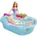 Barbie Pływający piesek i basen z lalką Mattel