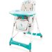 Krzesełko do karmienia Bambi Baby Design - turkusowe
