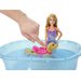 Barbie Pływający piesek i basen z lalką Mattel