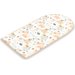 Kokon Velvet z falbanką 80x45cm Sensillo - Piknik brzoskwiniowy