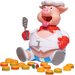 Gra dla dzieci Piggy Pop - nie pękaj prosiaczku! Goliath games