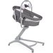 Leżaczek krzesełko Baby Hug Air 4w1 Chicco + materacyk piankowy Fiki Miki - dark grey