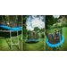 Trampolina ogrodowa Jumper 244cm Spokey - czarny/czerwony