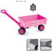 Różowy wózek przyczepa dla dziewczynek Wader