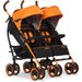 Wózek bliźniaczy Duo Comfort EasyGo - electric orange