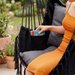 Fotel brazylijski, hamak Boho XXL Outtec - black