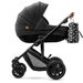 Wózek głeboko spacerowy Prime 2w1 z torbą dla mamy Kinderkraft - czarny