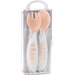 Sztućce plastikowe w etui Beaba - nude