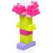 Różowa torba z klockami 60 el. First Builders 2015 Mega Bloks