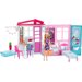 Barbie Domek składany mebelki + lalka Mattel