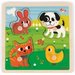 Puzzle sensoryczne drewniane Moje pierwsze zwierzątka Janod