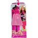 Barbie sukienka z dodatkami Mattel - różowa