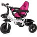 Rowerek trójkołowy 3w1 obracany Stars - różowy