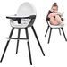 Krzesełko do karmienia 2w1 Fini Kinderkraft - white/black