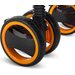 Wózek bliźniaczy Duo Comfort EasyGo - electric orange