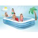 Basen dmuchany Swim Center 305x183x56cm Intex - blue