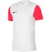 Koszulka juniorska Dri-Fit Tiempo Premier II Jersey SS Nike - biała/różowa