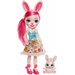 Barbie Enchantimals duża lalka + zwierzę Mattel - bree bunny & twist