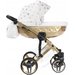 Wózek dziecięcy 2w1 Glow Junama - 02 bialo/zloty