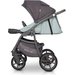 Wózek dziecięcy 2w1 z funkcją bujania Basic Pastel Riko - Basil