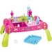 Różowy stolik z klockami First Builders Mega Bloks