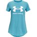 Koszulka juniorska Sportstyle Graphic Under Armour - niebieska