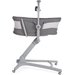 Leżaczek krzesełko Baby Hug Air 4w1 Chicco + materacyk piankowy Fiki Miki - dark grey
