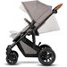 Wózek głęboko spacerowy Prime 2w1 z torbą dla mamy Kinderkraft - beżowy