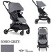 Wózek spacerowy Mini Buggy Turn z obrotowym siedziskiem 360 Easywalker - soho grey