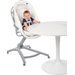 Leżaczek krzesełko Baby Hug Air 4w1 - white snow