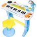 Organy - keyboard z krzesełkiem i mikrofonem