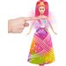 Barbie Tęczowa Księżniczka ze światełkami Mattel