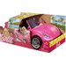 Barbie Samochód różowy kabriolet Mattel